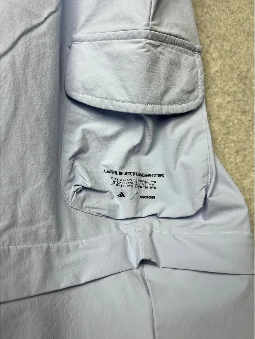 Adidas Men's Adicross Zip-Off Golf Pants Size XXL Convertible short Lightweight